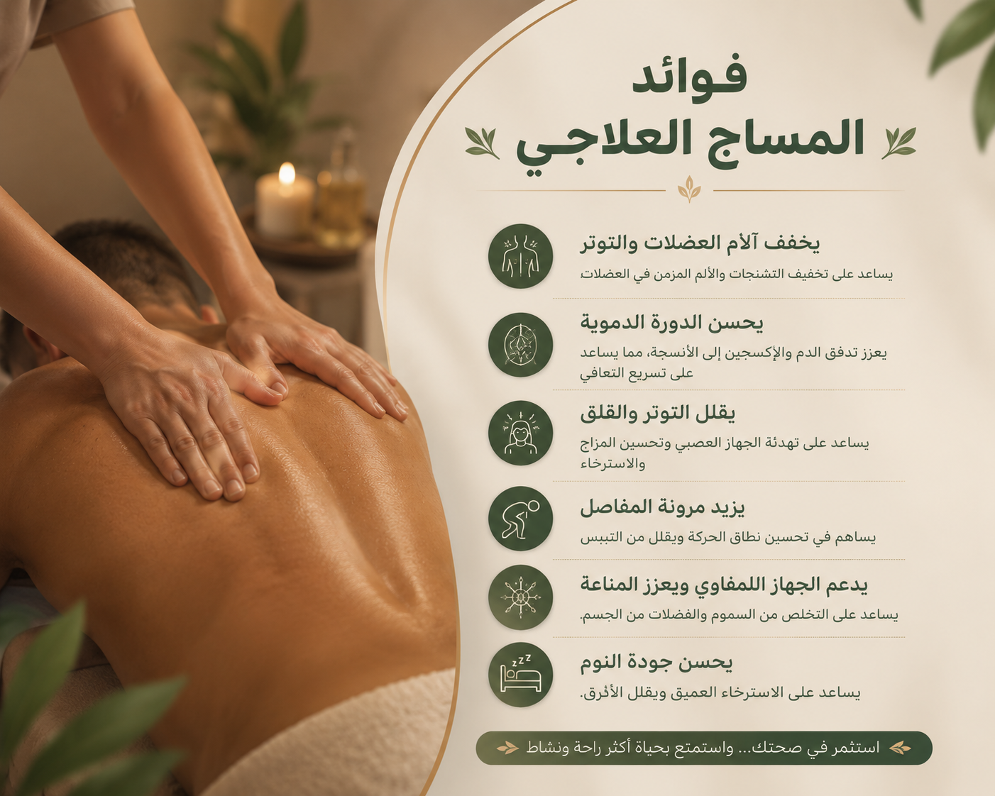 مساج علاجي للظهر في طلة الفارس